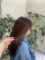 クム 横浜(qumu)&nbsp;【qumu】ピンクベージュ×レイヤーカット