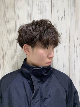 ヨシザワインク バンダイ(YOSHIZAWA Inc. BANDAI) 無造作パーマ/シャドウパーマ/メンズショート/ツーブロック