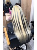 【エクステ】コントラストロングヘア/最高品質人毛