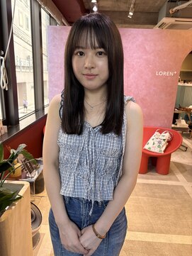 ローレンジウ(LOREN JU) くびれヘア/学割U24/レイヤーカット/オージュア/ダブルカラー