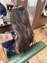 ヘアーズ マーブル(hairs MARBLE)&nbsp;インナーカラー/くびれヘア/ミルクティベージュ/韓国/20代/30代