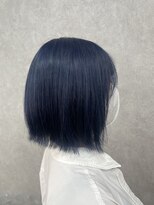 アン ブリーチ 大宮駅東口店(UN BLEACH)&nbsp;ブリーチ1回ネイビーブルーカラー♪♪