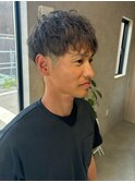 MEN’S HAIR/波巻ツイストスパイラル/フェザーパーマ/佐賀