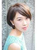 ワンサイドショート/ボブ/ブランジュ/ダブルバンク 表参道/青山