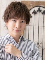モッズヘア メン 仙台愛子駅前店(mod's hair men)&nbsp;20代30代ツイスパアースカラー伸ばしかけメンズショートa仙台