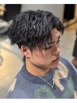 縦落ち　ツイストスパイラルパーマ