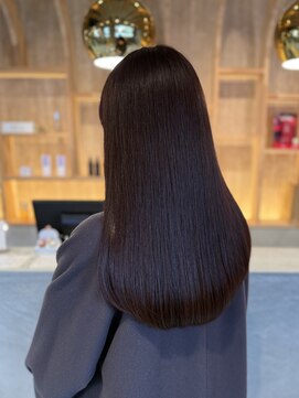 アイノアシェール 西宮(AInoa Cher) 【極上の髪質改善】プレミアムカラーエステ/艶髪/ピンクブラウン