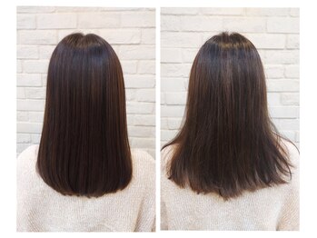 モニ(moni)の写真/形状補正トリートメントや髪への負担が少ない薬剤を使用し、お客様一人ひとりに合わせたスタイルご提案。