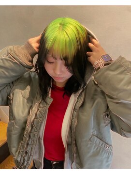 ジーナ(XENA) 黒染め勢でもできるイメチェンライムグリーン