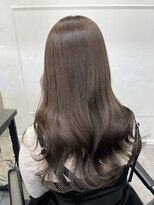 シーン(seen)&nbsp;【チョコレートブラウン】ラベンダーベージュくびれレイヤー