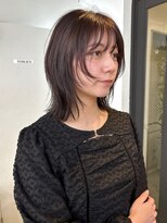 イースエモーション(ease et motion)&nbsp;【天神.大名.今泉】ミディアムに合わせレイヤー　艶ラベンダー