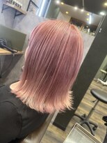 ザ ラブズ ラフズ ヘアー 本店(the loves laughs hair)&nbsp;ブロンドに落ちる♪ホワイトピンク
