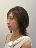 ミディアム　レイヤースタイル