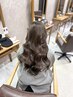 【ダメージを抑えた透明感カラー☆】 ブリーチなしのダブルカラー ¥11000