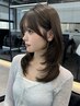 【遠藤指名】カット＋艶カラー＋髪質改善トリートメント（前髪顔周りカット）
