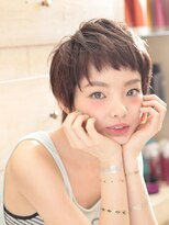 エイミーバイアフロートザガーデン 浦和店(amie by afloat the garden)&nbsp;ベビーショートバング×シアーベージュでツヤ肌に☆