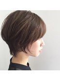 前下がりショートボブ
