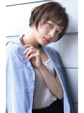 ロロ(ro-ro) 【恵比寿ro-ro】大人軽めショートボブ×オリーブカラー