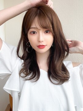 アフロート ディル(AFLOAT D'L) 大人かわいい小顔韓国風ヨシンモリベージュカラーデジタルパーマ