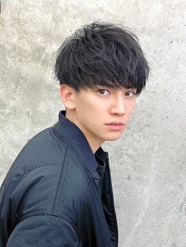 リップス 表参道店(LIPPS) 前下がり2ブロック【ムーブマッシュ】刈り上げMIXパーマ