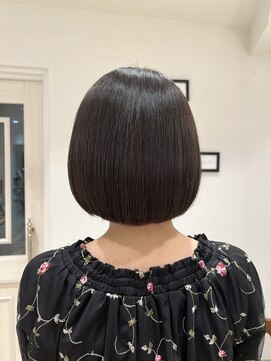 エクリ シセイドウ 麻布十番店(equri×SHISEIDO) 【麻布十番】乾かすだけで簡単！丸みボブ♪