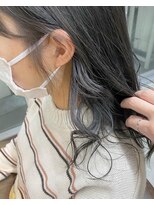 カプア 仙台駅前店(Kapua)&nbsp;20代30代大人かわいい艶感グレーベージュ　前髪　レイヤーロング