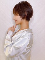 ロンド ストラーダ 心斎橋(Lond strada)&nbsp;ショート×ハイライト白髪ぼかし×マチルダボブ[心斎橋]