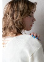 モッズヘア 上尾西口店(mod's hair)&nbsp;オンブレ外国人風大人ハイライトボブウルフY上尾10代20代30代