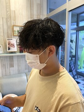 ラグーン(LAGOON) メンズパーマ/波巻きパーマ/ツイストスパイラルパーマ