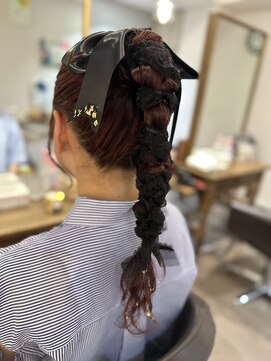 着付けヘアセット専門店 ウィズ(With) ポニーテール