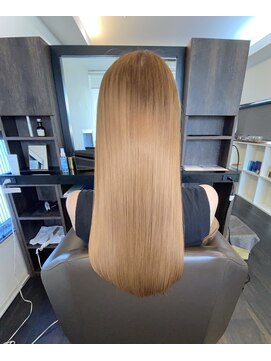 アールサロンプラスキャスパ 自由が丘(Rrsalon+CASPA) 《髪質改善》R.HASヒト幹細胞水素トリートメント＋カラー