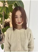 レイヤーカットハイライトショートヘアイルミナカラーオージュア