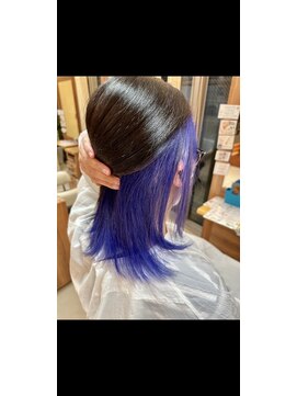 ピュア ポイント 和光店(PURE POINT) インナーカラーblueberry