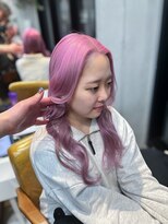 アクト 原宿(ACT)&nbsp;レイヤーロング×ピンクラベンダー