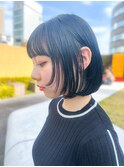 ちょい個性的ウルフボブ/ミニボブ/レイヤー/フェイスレイヤー