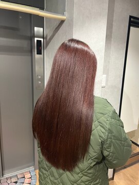 ビス ヘア アンド ビューティー 西新井店(Vis Hair&Beauty) 艶カラー/ブラウンカラー/ロングヘアスタイル