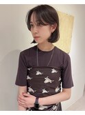 ラフスタイリングなボブ