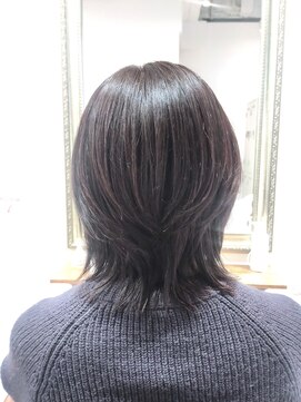 ヘアー グリーン(hair green) 30代40代50代/ウルフレイヤー/大人ウルフスタイル