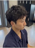 STYLE藤沢メンズカットスパイキーショートパーマ