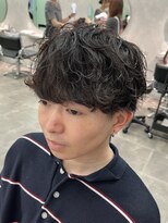 ジーニー 千葉(GENiE)&nbsp;シャドウパーマ/サーフカール/ブルーブラック/千葉【高野優真】