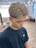 メンズカット＋ダブルカラー￥14500