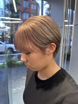 アース 青葉台店(HAIR&MAKE EARTH)&nbsp;Milktea Beige × short style