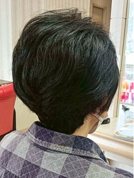 ヘアークリアー 春日部 ミセス 首元すっきり軽やかハンサムショート 美シルエット