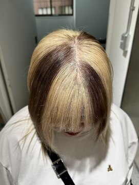 ヘーゼル 博多(HAZEL.) Naito【センターブロックカラー×コントラストベージュ】