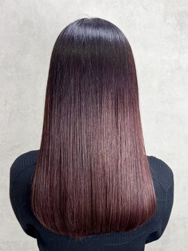 ルノン(LUNON) 暗めカラーグランマッシュデザインカラーフェイスフレーミング