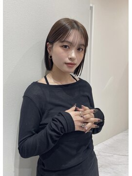 シェノン 夙川(CHAINON) ぷつっと/ボブ/ぷつっとボブ/艶カラー