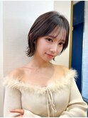 韓国顔周り/ハイレイヤーカット/ミディアムレイヤーカット北千住
