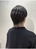 ブリーチ&ダブルカラーインナーカラーシルバーウルフカット池袋
