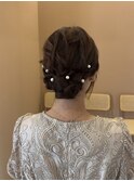 シニヨン/アップヘア/ヘアアレンジ/お呼ばれヘア/宇都宮