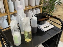 【施術】～こだわり抜いた商材を使用～